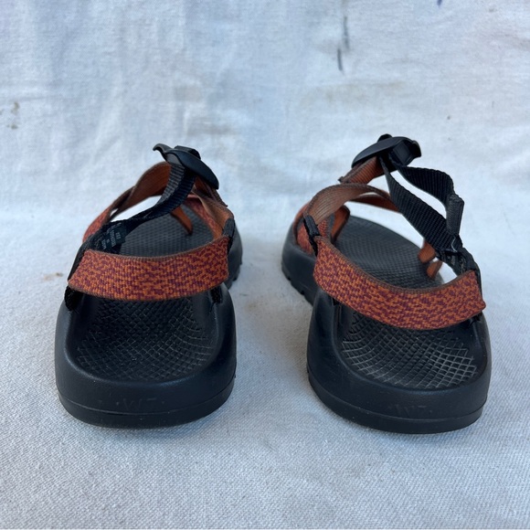 Chaco Z/2 Classic Black and Rust Sandals for Hiking and Casual Wear W7 /M5.5 EUC - Picture 5 of 11